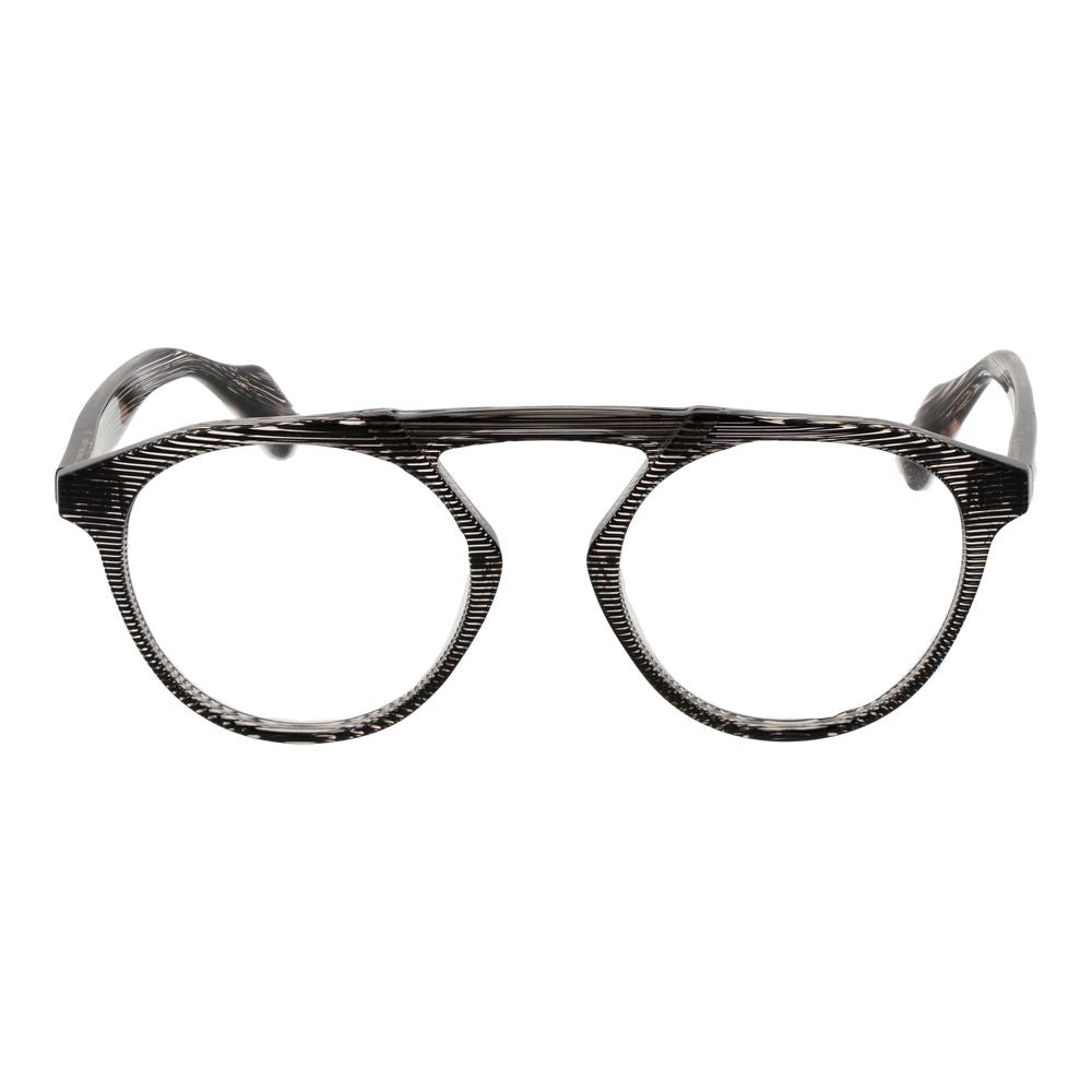 Monture de lunettes marron pour homme Yohji Yamamoto