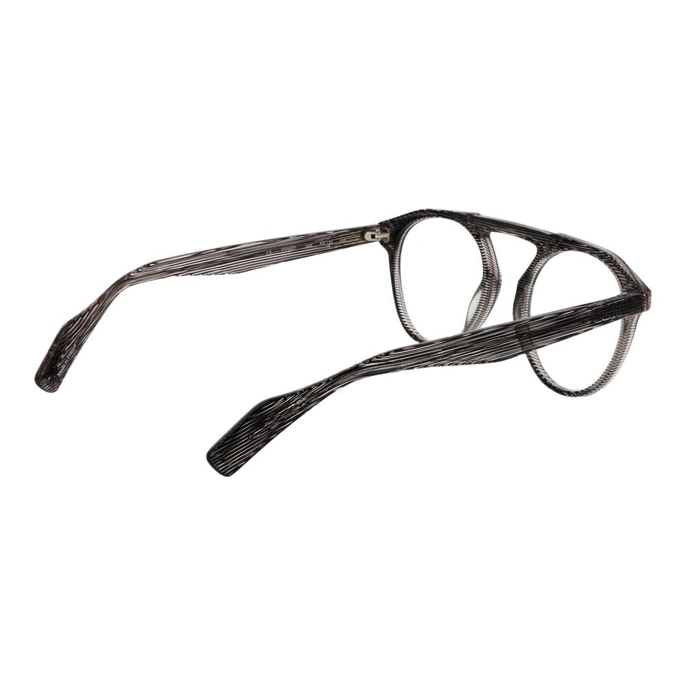Monture de lunettes marron pour homme Yohji Yamamoto