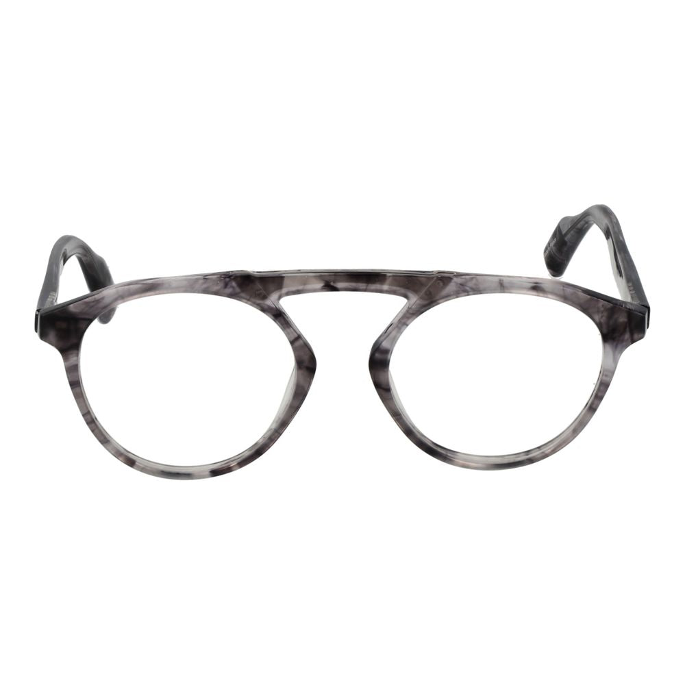 Yohji Yamamoto Gray Plastic Aviator Glasses (Frames)