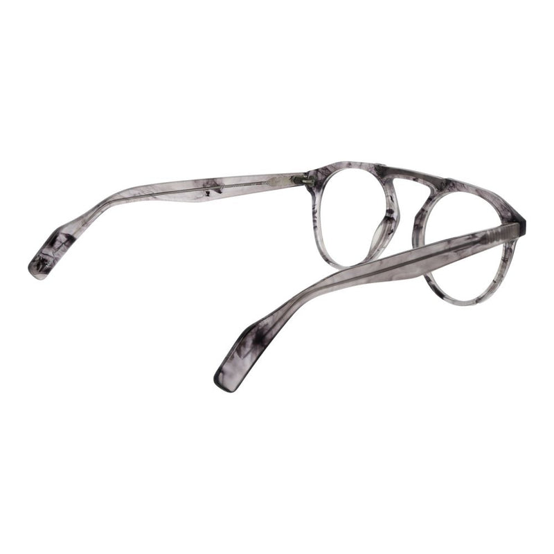 Yohji Yamamoto Gray Plastic Aviator Glasses (Frames)