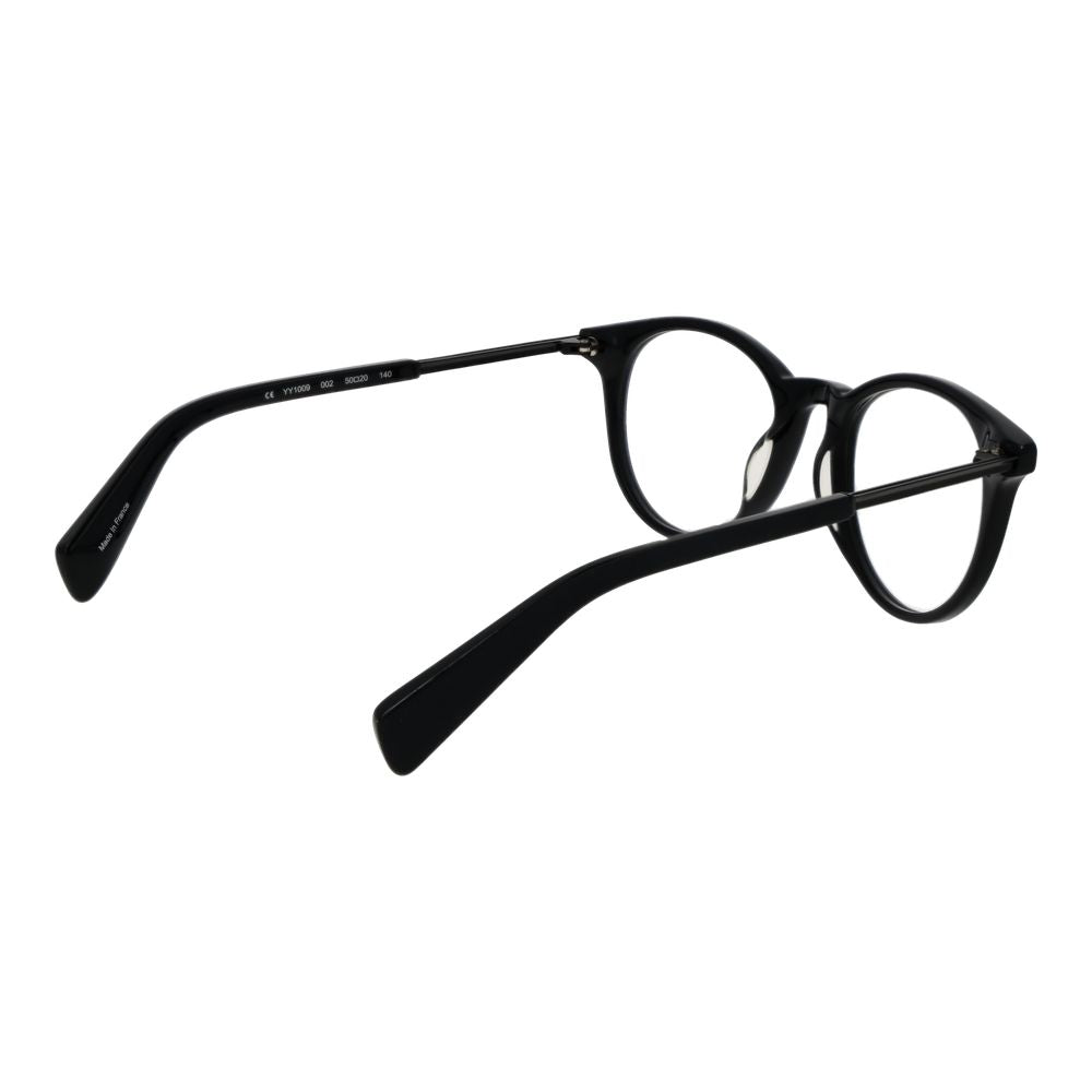 Monture de lunettes pour homme noire Yohji Yamamoto