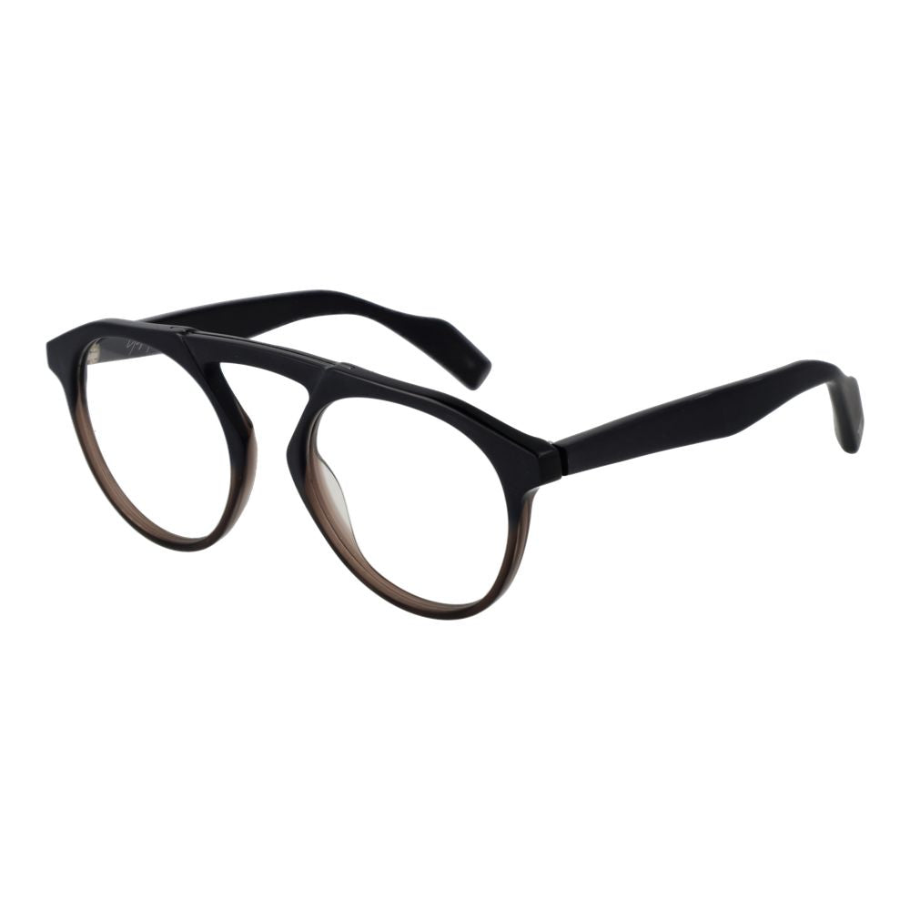 Monture de lunettes pour homme noire Yohji Yamamoto