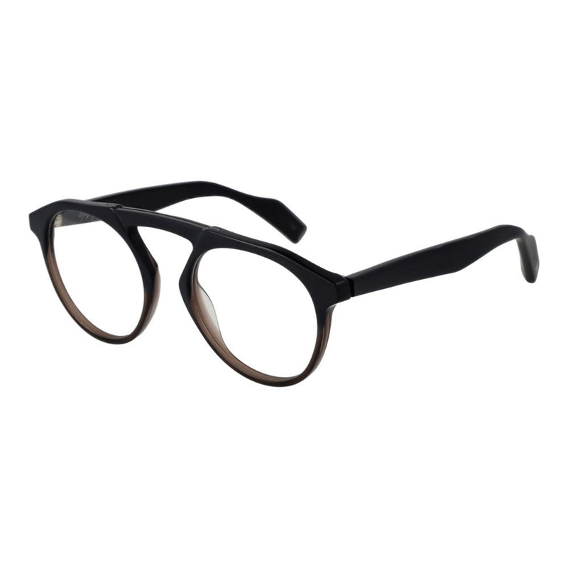 Monture de lunettes pour homme noire Yohji Yamamoto