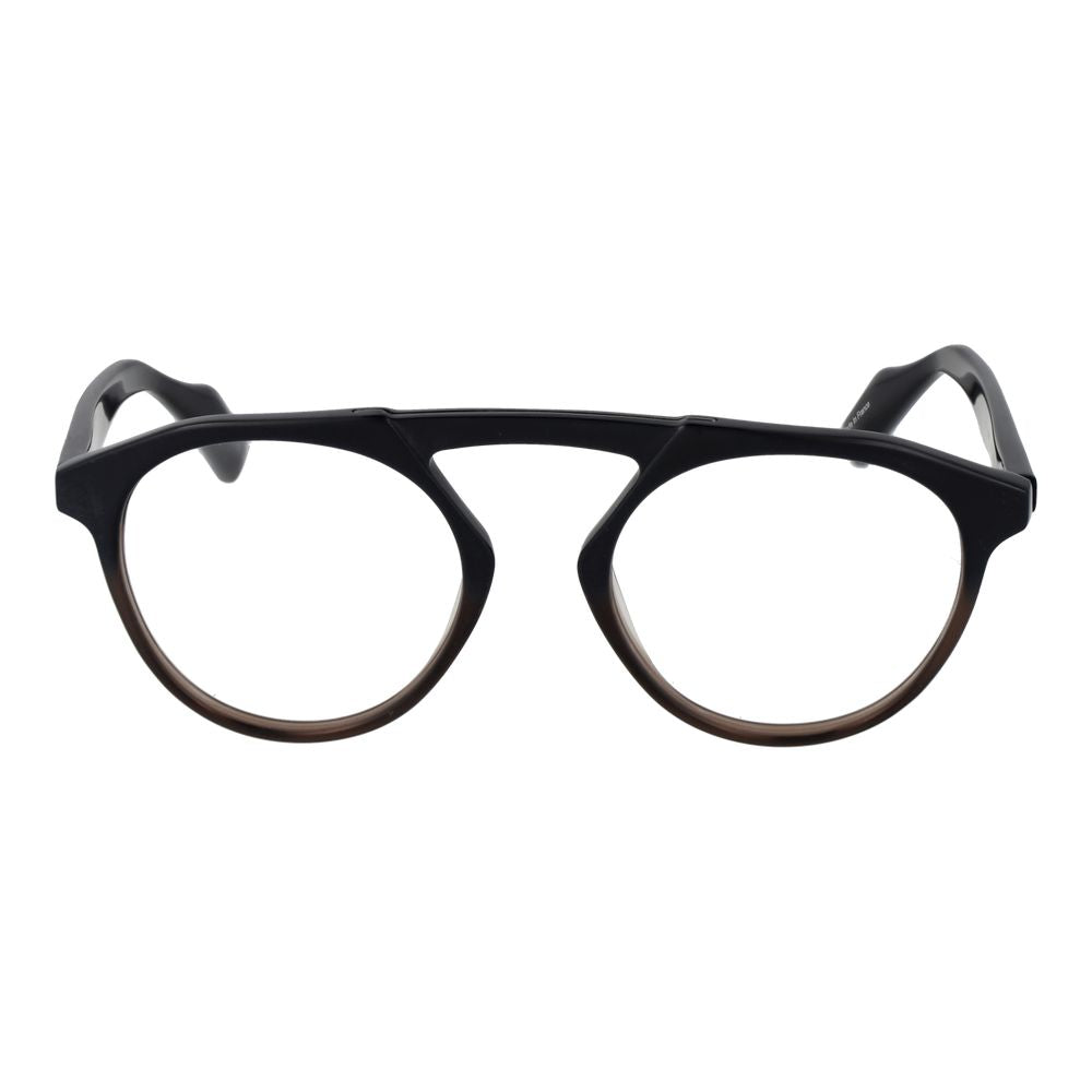 Monture de lunettes pour homme noire Yohji Yamamoto