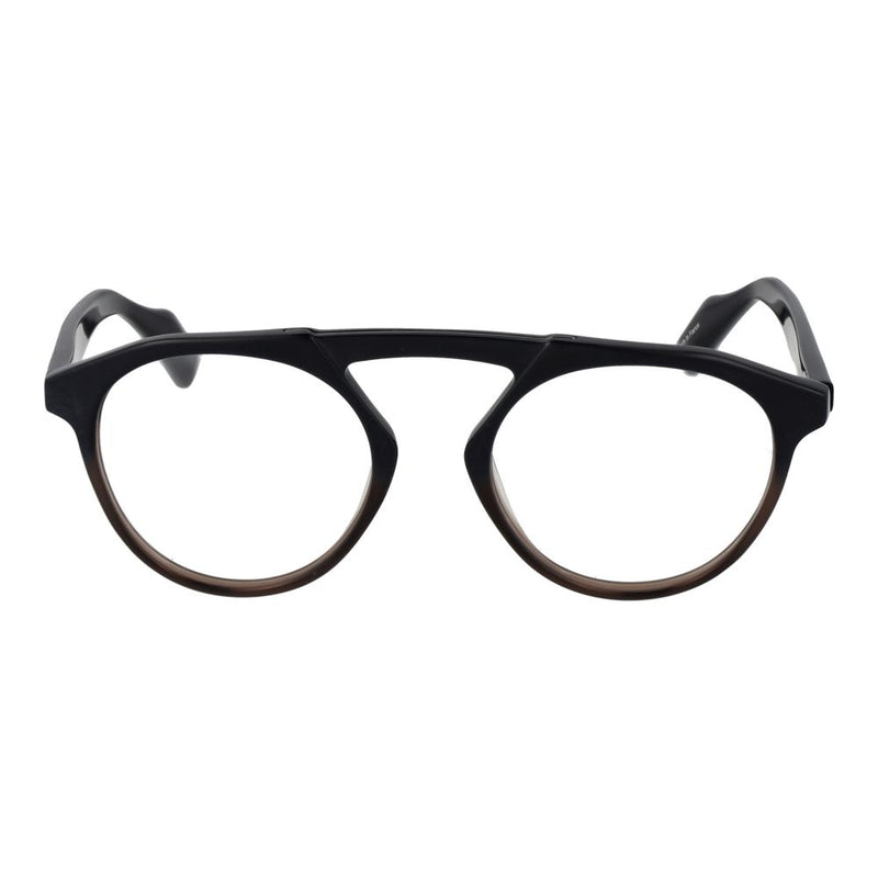 Monture de lunettes pour homme noire Yohji Yamamoto