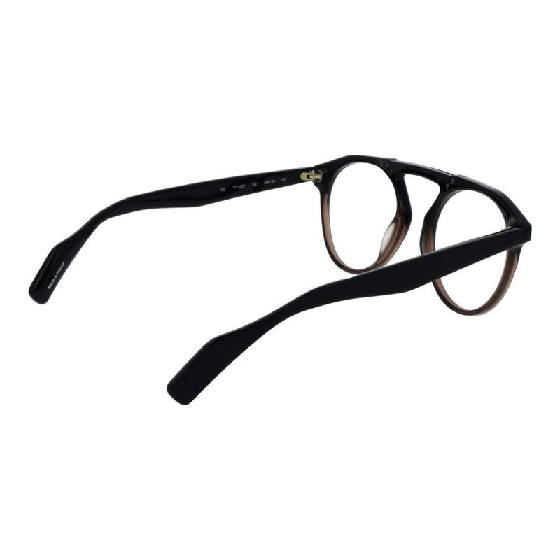 Monture de lunettes pour homme noire Yohji Yamamoto