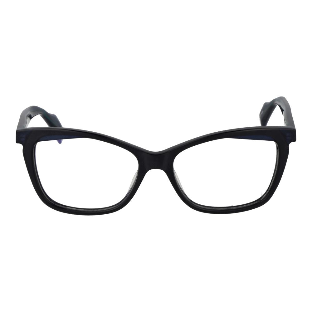 Yohji Yamamoto Blue Women Glasses Frame - Elegant Full-Rim Style