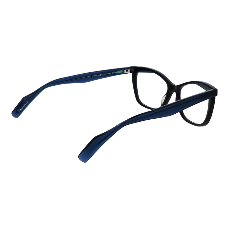 Yohji Yamamoto Blue Women Glasses Frame - Elegant Full-Rim Style