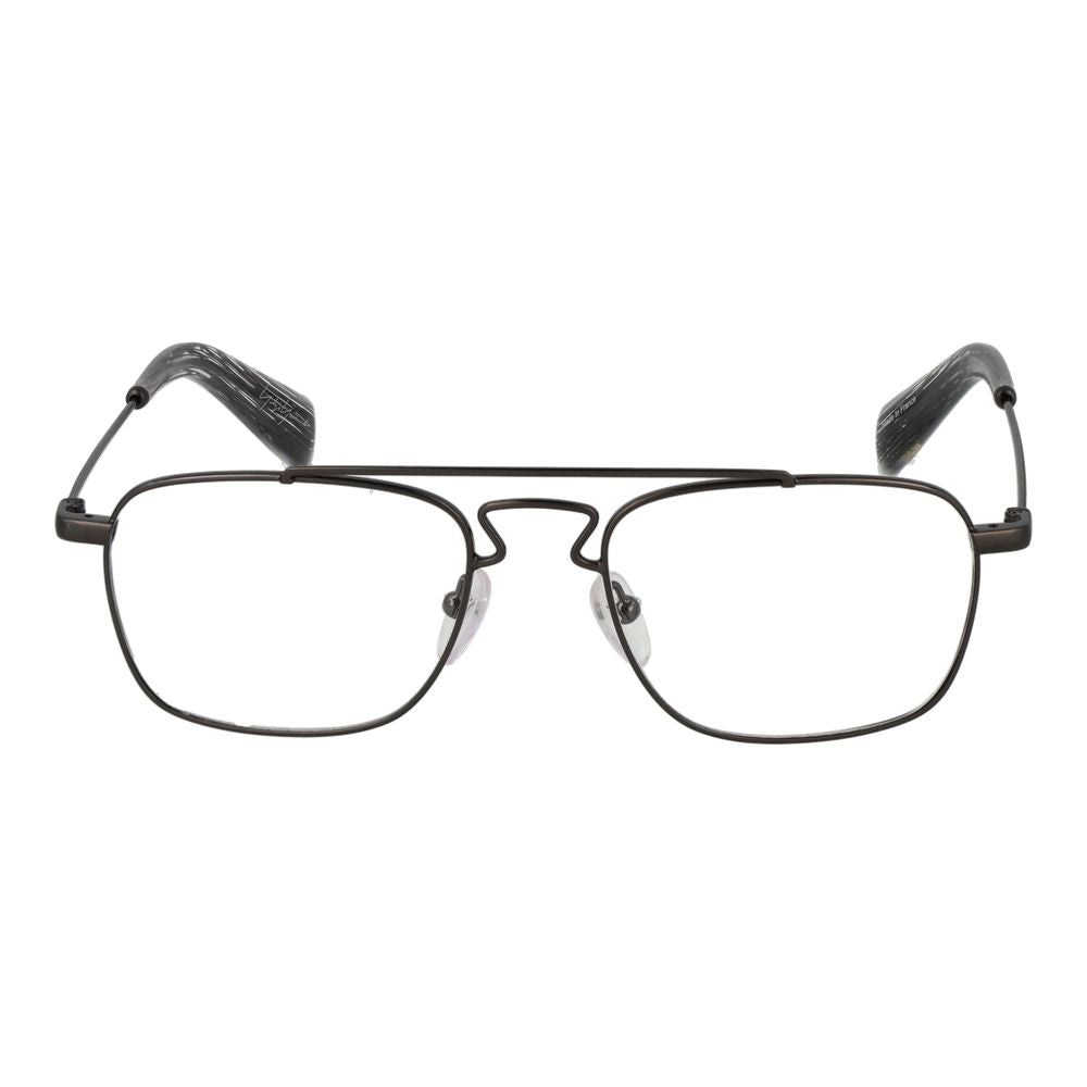 Yohji Yamamoto Gray Metal Glasses (Frames) for Men
