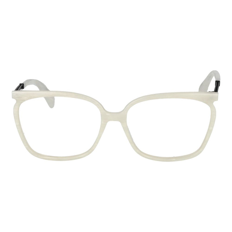 Yohji Yamamoto White Women Glasses Frame - Élégance et Style
