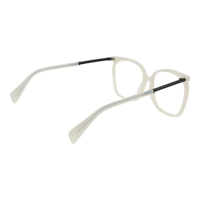 Yohji Yamamoto White Women Glasses Frame - Élégance et Style