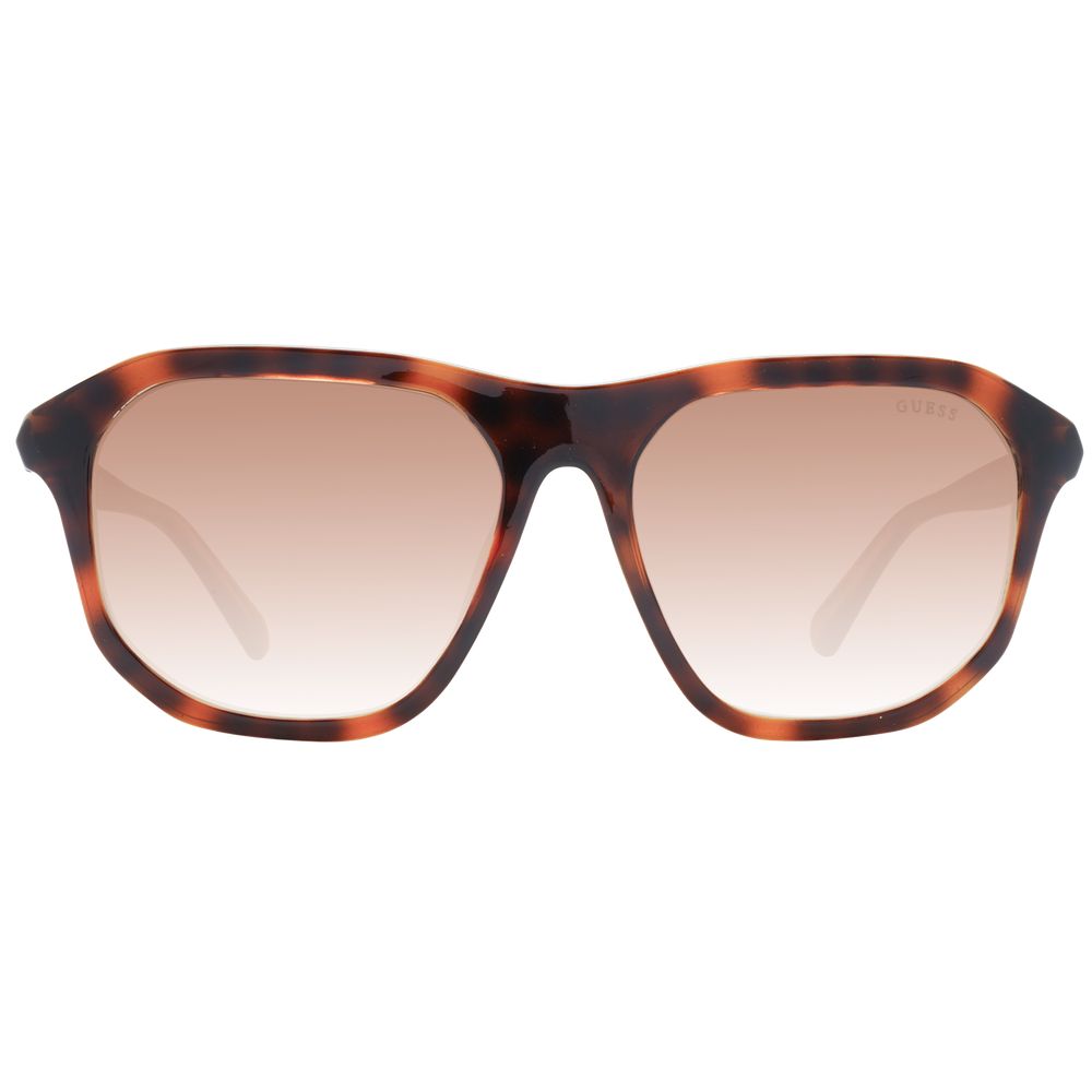 Guess Brown Unisex Sunglasses - Stylish Square Design