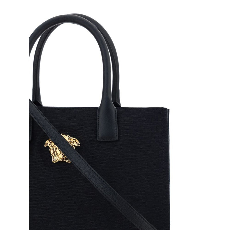 Sac à épaule Versace - Coton luxueux avec appliqué Méduse