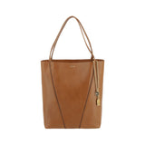 Chloé Spin Shoulder Bag - Élégance en Cuir Grainé