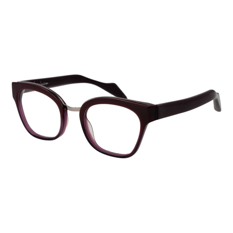 Yohji Yamamoto Purple Women Glasses Frame - Chic Butterfly Style