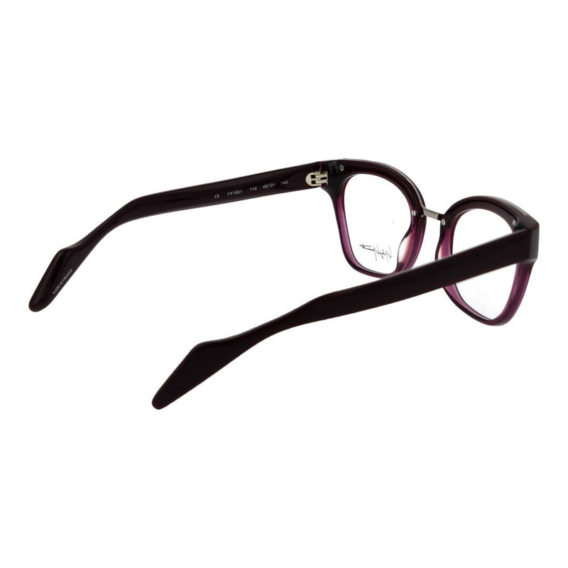 Yohji Yamamoto Purple Women Glasses Frame - Chic Butterfly Style