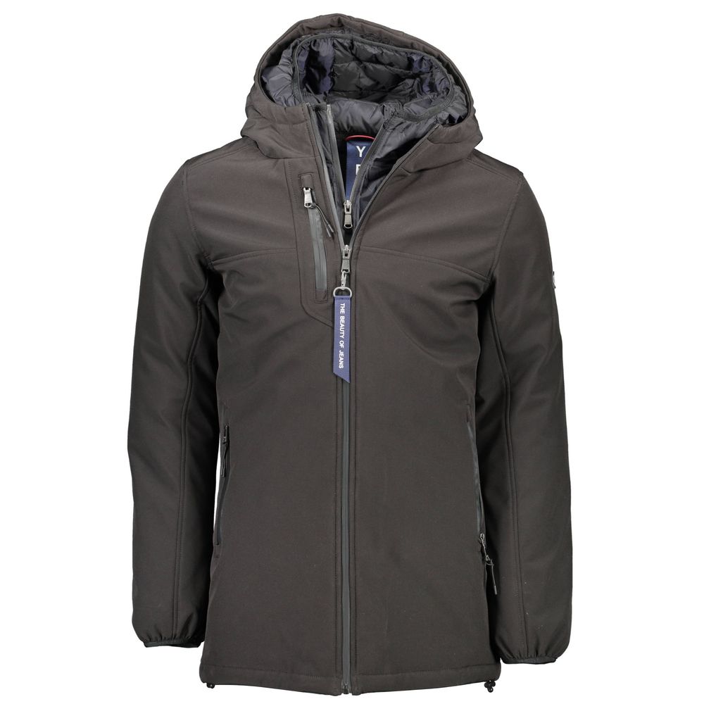 Oui, vestes et manteaux en polyester noir Zee.