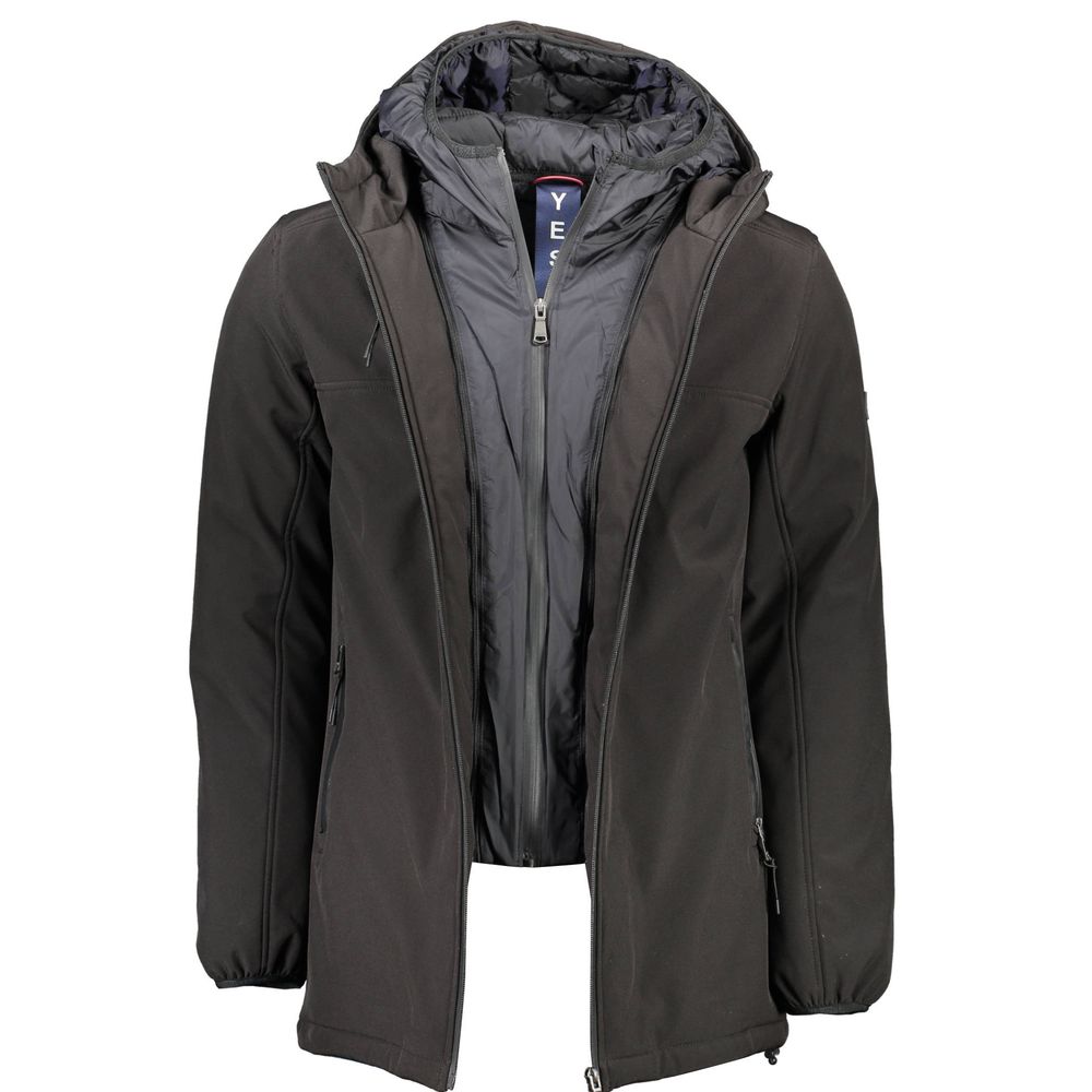 Oui, vestes et manteaux en polyester noir Zee.