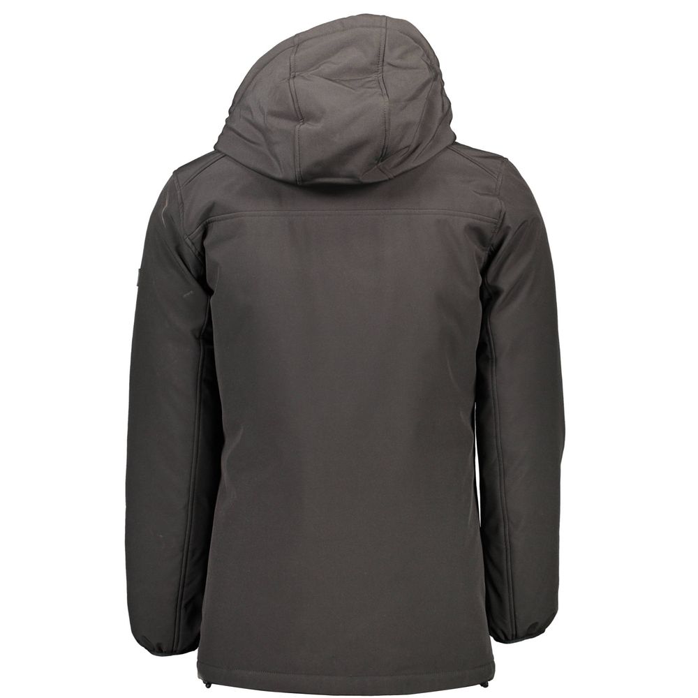 Oui, vestes et manteaux en polyester noir Zee.