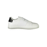Calvin Klein Women's White Polyester Sneaker - Eco-Friendly Style