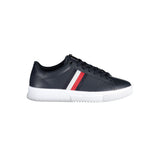 Tommy Hilfiger Blue Polyester Sneaker - Stylish and Durable Footwear