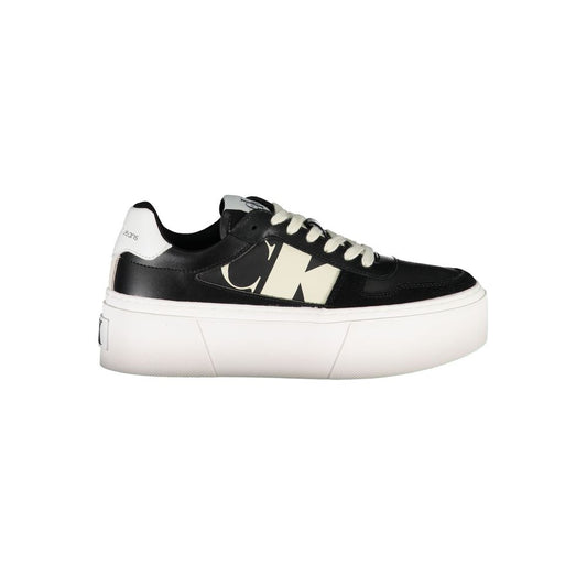 Calvin Klein Black Polyester Sneaker
