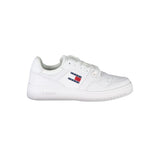 Tommy Hilfiger Women's White Polyester Sneaker - Stylish Comfort