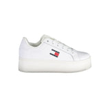 Tommy Hilfiger White Polyester Sneaker - Stylish & Comfortable