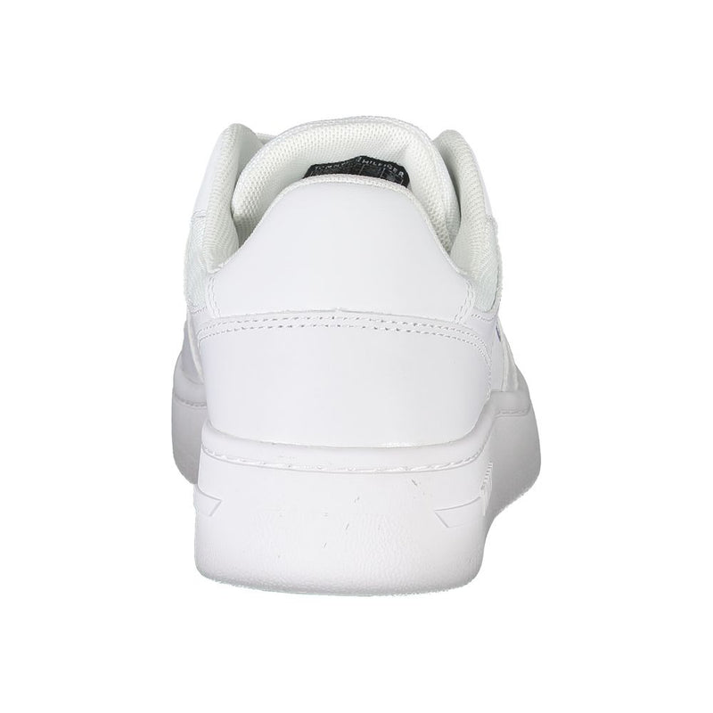 Tommy Hilfiger Women's White Polyester Sneaker - Comfort & Style
