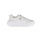 Tommy Hilfiger Women's White Polyester Sneakers - Stylish Comfort