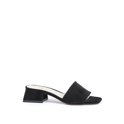 Sandale en cuir noir 19V69 Italia