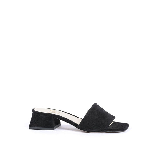Sandale en cuir noir 19V69 Italia