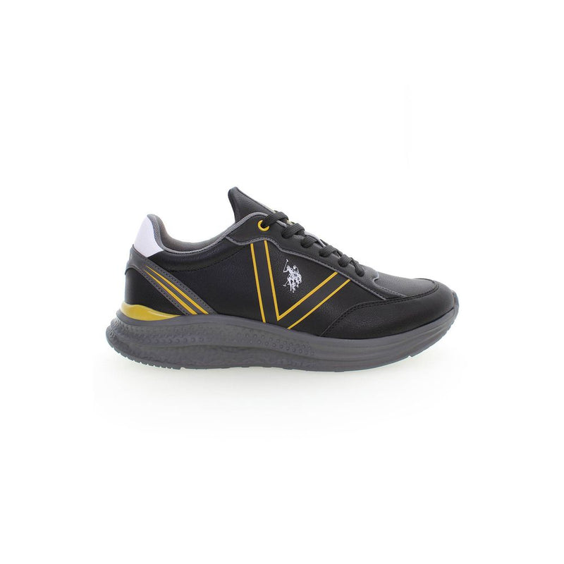 U.S. POLO ASSN. Black Polyester Sneaker for Men - Stylish & Comfortable