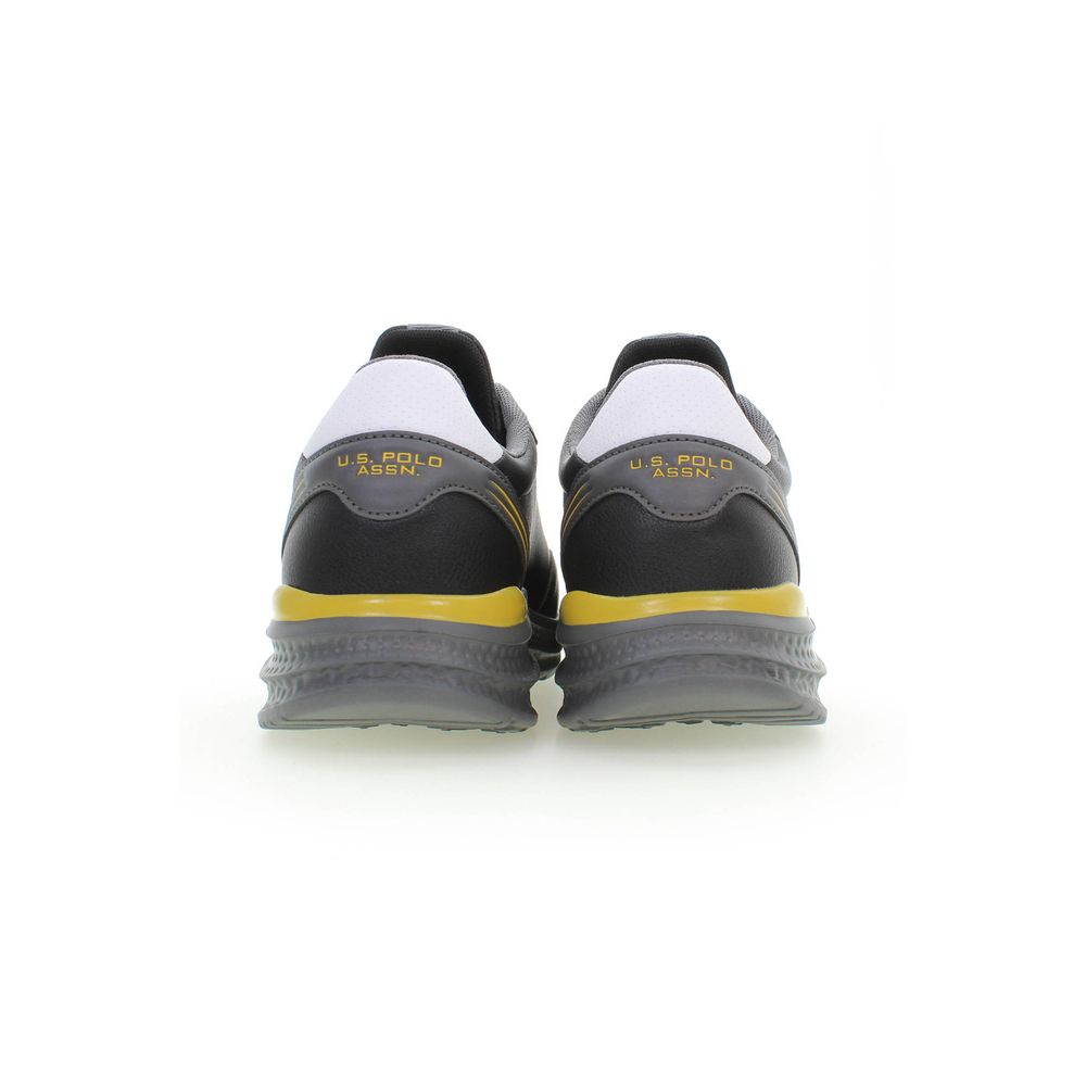 U.S. POLO ASSN. Black Polyester Sneaker for Men