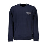 Pull homme en coton bio bleu Tommy Hilfiger