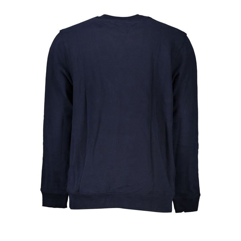 Pull homme en coton bio bleu Tommy Hilfiger