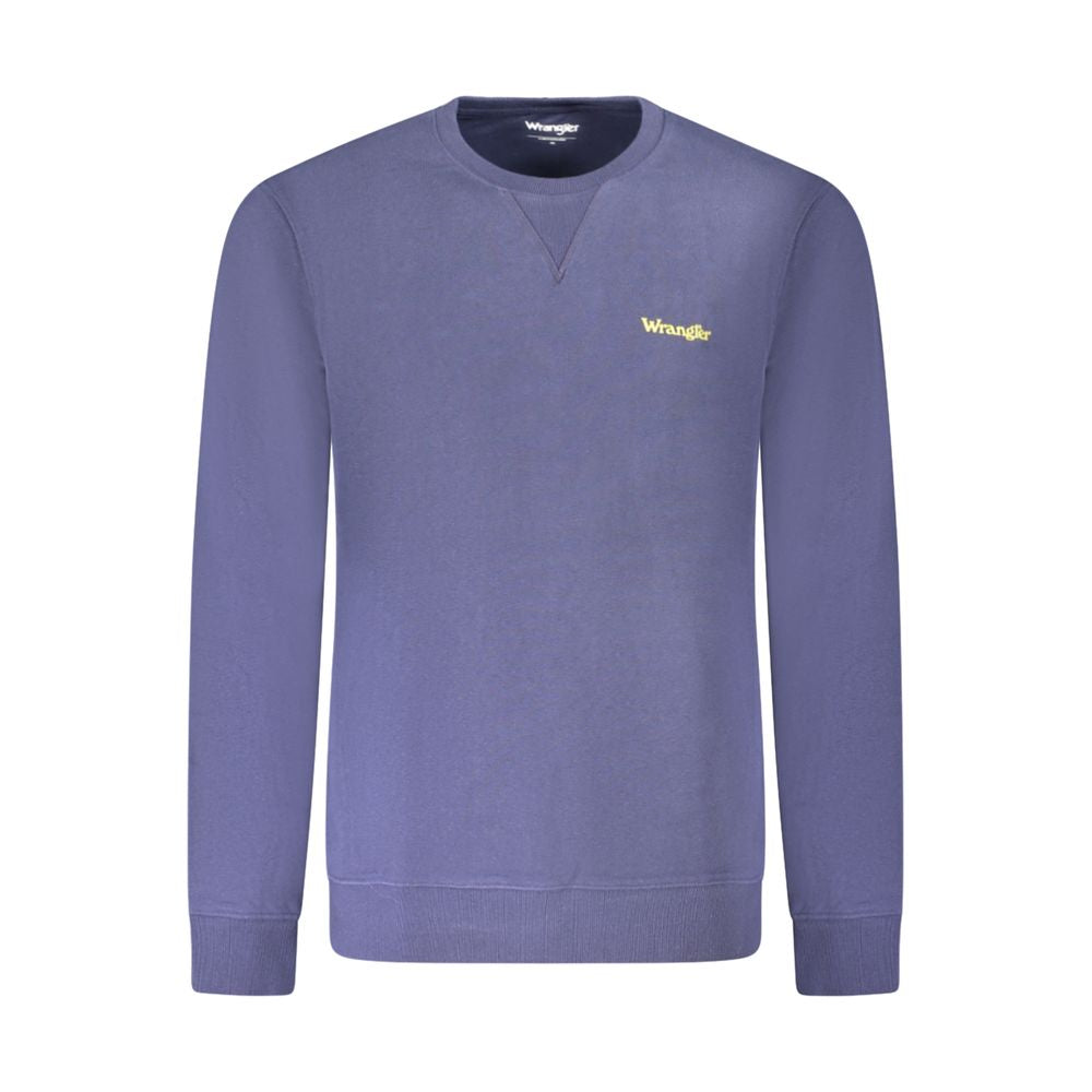 Pull en coton bleu Wrangler pour homme