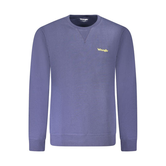 Pull en coton bleu Wrangler pour homme