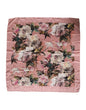 Dolce & Gabbana roze zijden bloemenprint vierkante foulard sjaal
