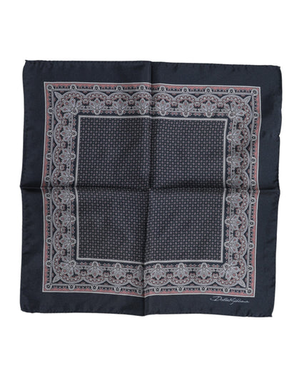 Dolce & Gabbana Multicolor Fantasy Zijden Vierkante Foulard Sjaal