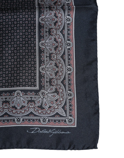 Dolce & Gabbana Multicolor Fantasy Zijden Vierkante Foulard Sjaal