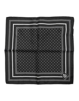 Foulard Dolce &amp; Gabbana pour homme, noir et blanc, à pois