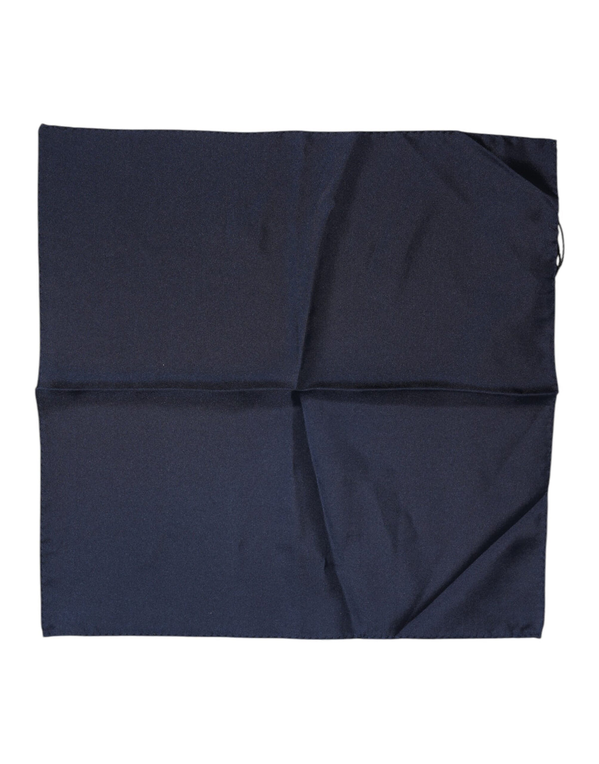Foulard carré en soie bleu foncé Dolce &amp; Gabbana pour homme