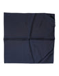 Foulard carré en soie bleu foncé Dolce &amp; Gabbana pour homme