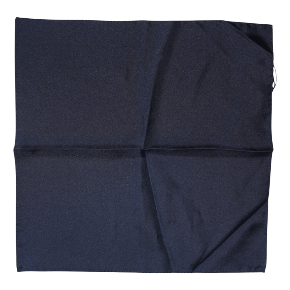 Foulard carré en soie bleu foncé Dolce &amp; Gabbana pour homme
