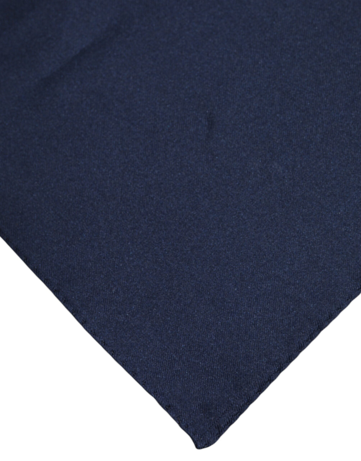 Foulard carré en soie bleu foncé Dolce &amp; Gabbana pour homme