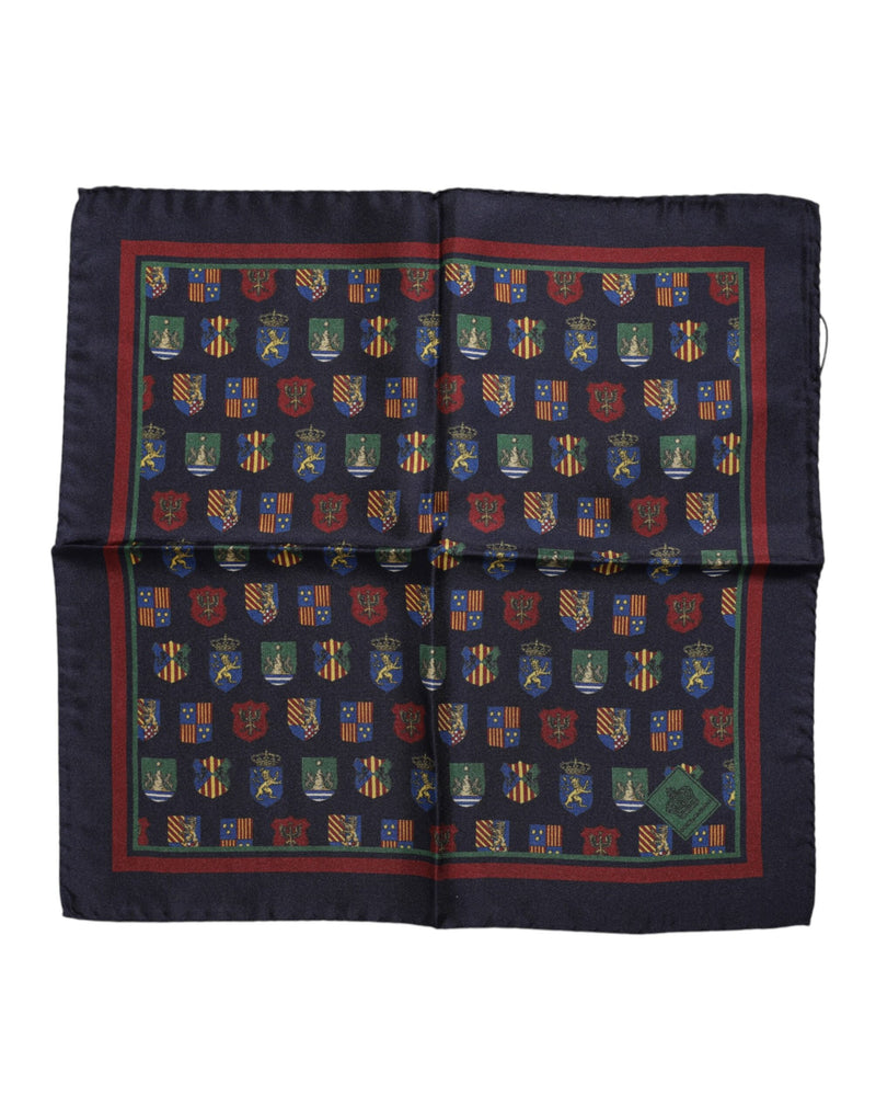 Foulard carré Dolce &amp; Gabbana à médailles multicolores