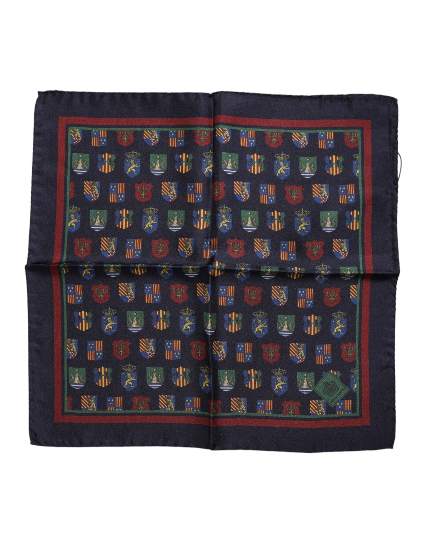 Foulard carré Dolce &amp; Gabbana à médailles multicolores