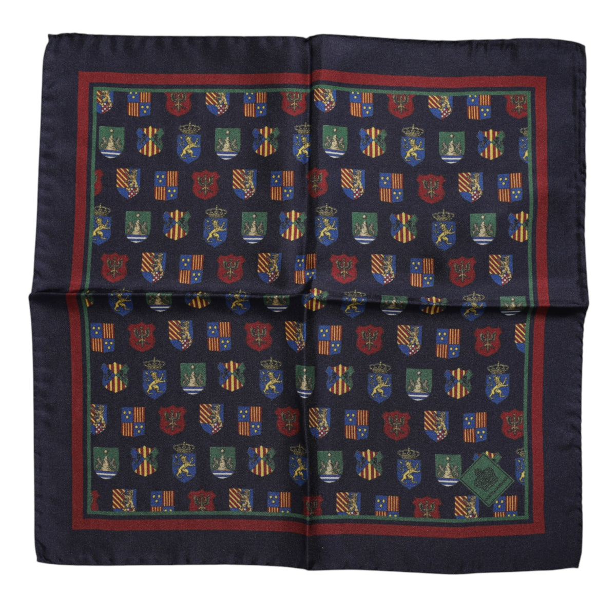 Foulard carré Dolce &amp; Gabbana à médailles multicolores