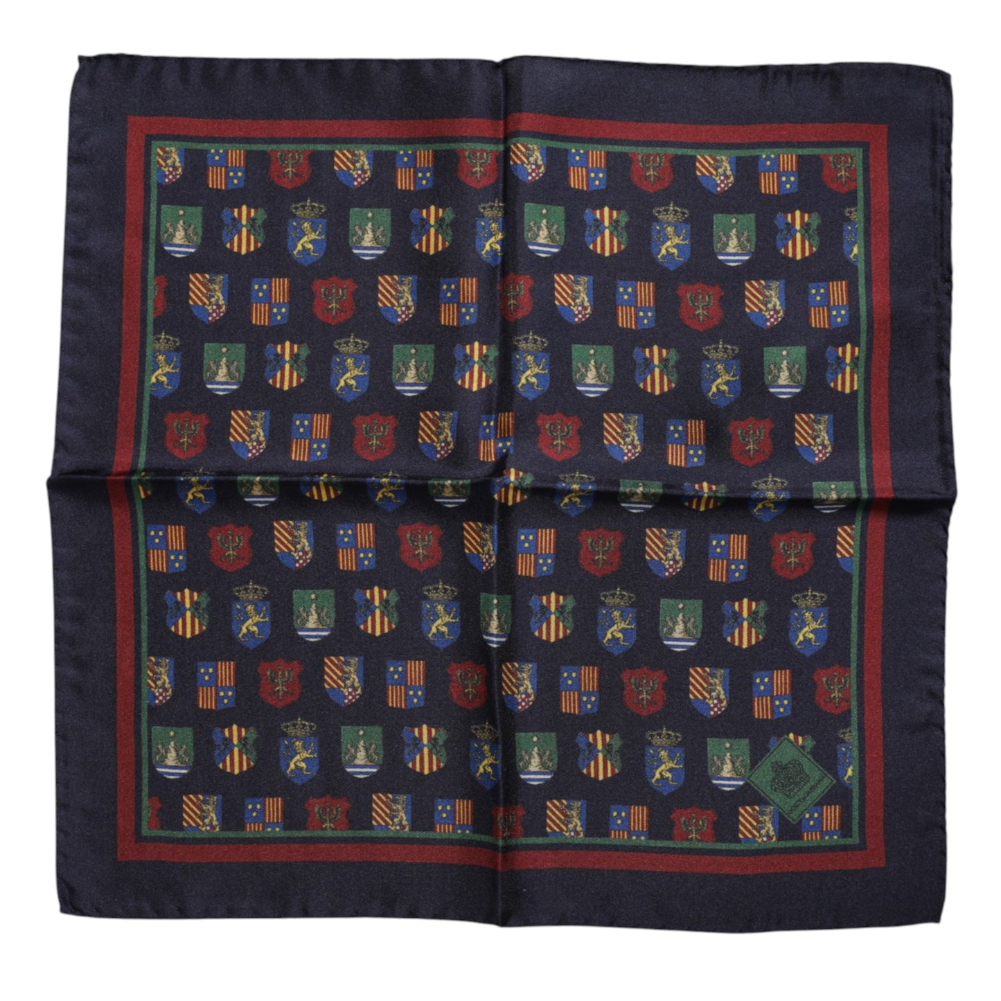 Foulard carré Dolce &amp; Gabbana à médailles multicolores
